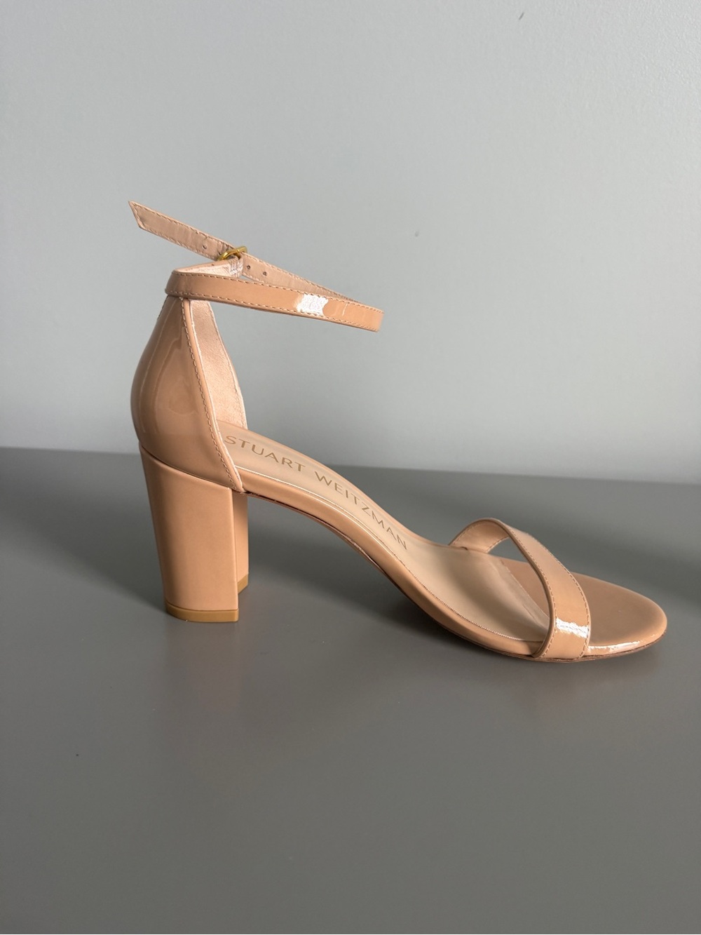 Stuart Weitzman Nearlynude Block Heel Sandals – Brand New in Box - Picture 6 of 12